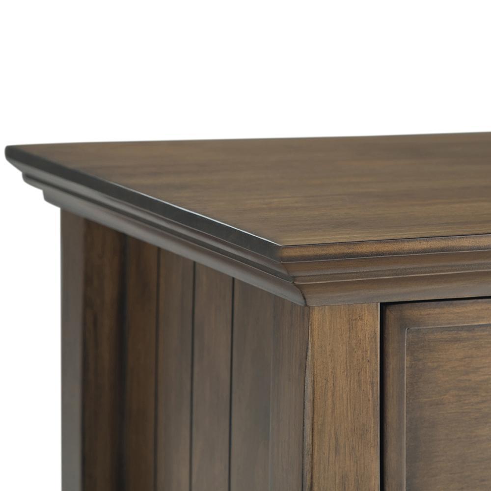 Rustic Natural Aged Brown | Acadian Bedside Table