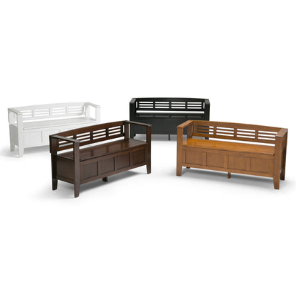 Light Avalon Brown | Adams Entryway Bench