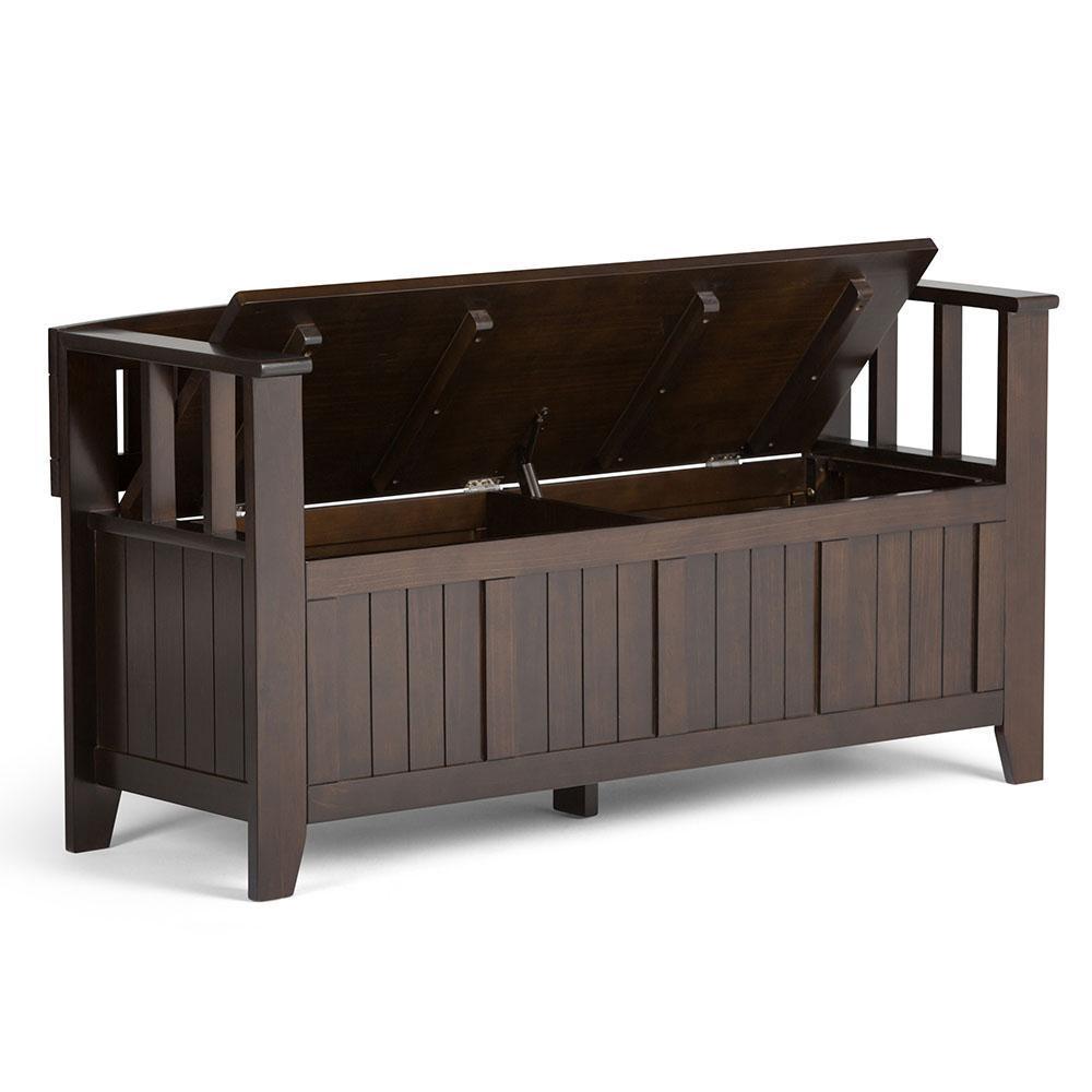 Brunette Brown | Acadian Entryway Bench