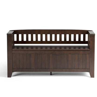 Brunette Brown | Acadian Entryway Bench