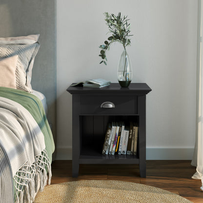 Black | Acadian Bedside Table