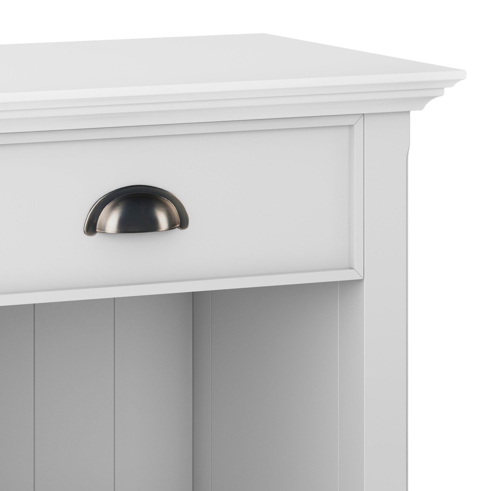 White | Acadian Bedside Table