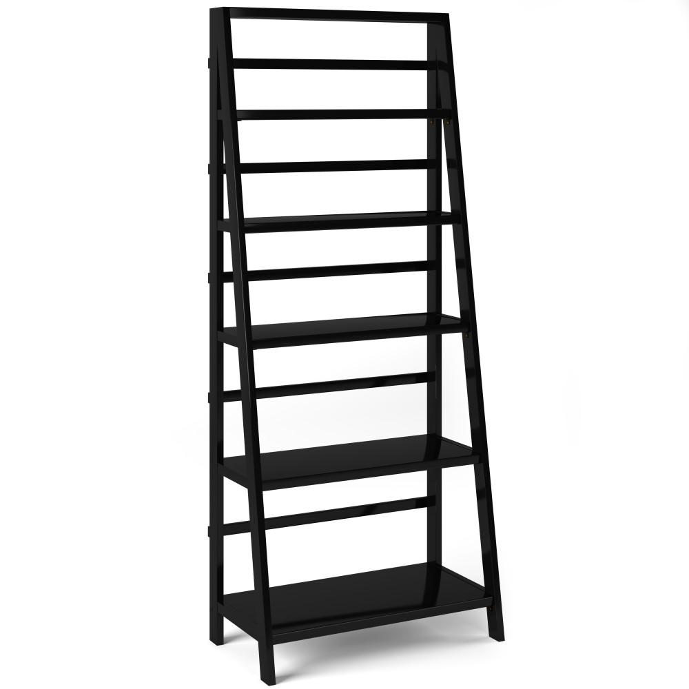 Black | Acadian 72 x 30 inch Bookcase