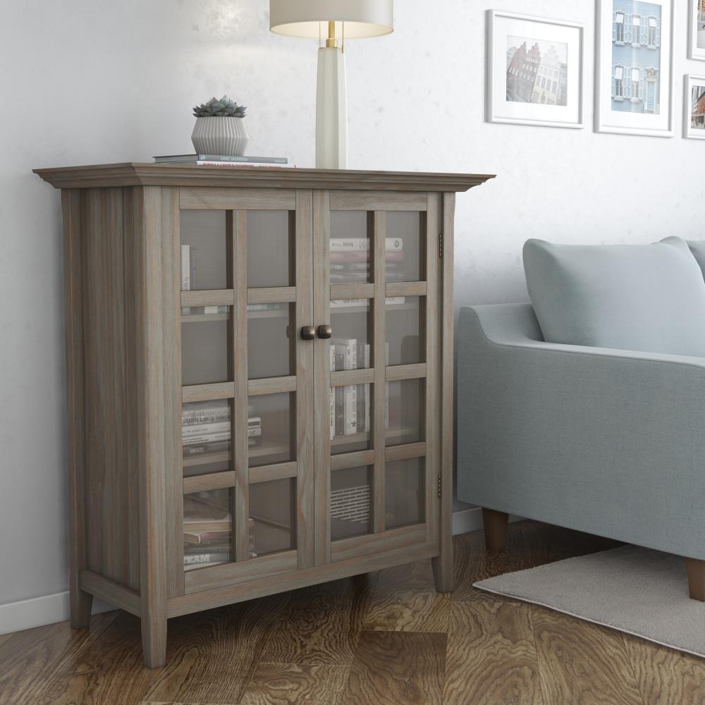 Distressed Grey | Acadian Medium Storage Cabinet