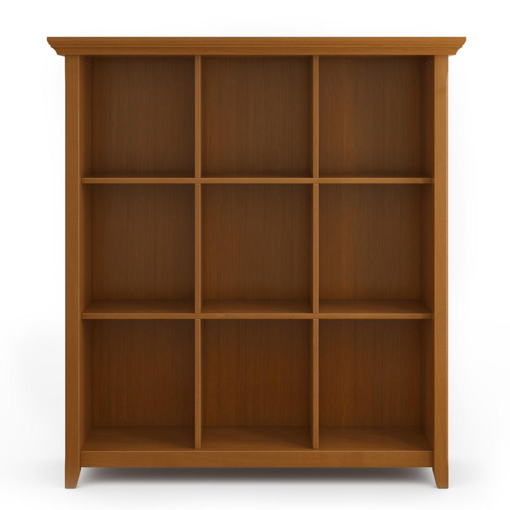 Light Golden Brown | Acadian Nine Cube Bookcase & Storage Unit