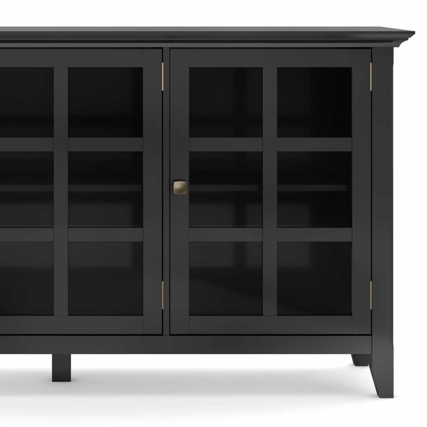 Black | Acadian Wide Storage Cabinet