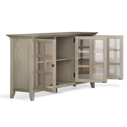 Distressed Grey | Acadian Wide Storage Cabinet