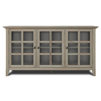 Distressed Grey | Acadian Wide Storage Cabinet