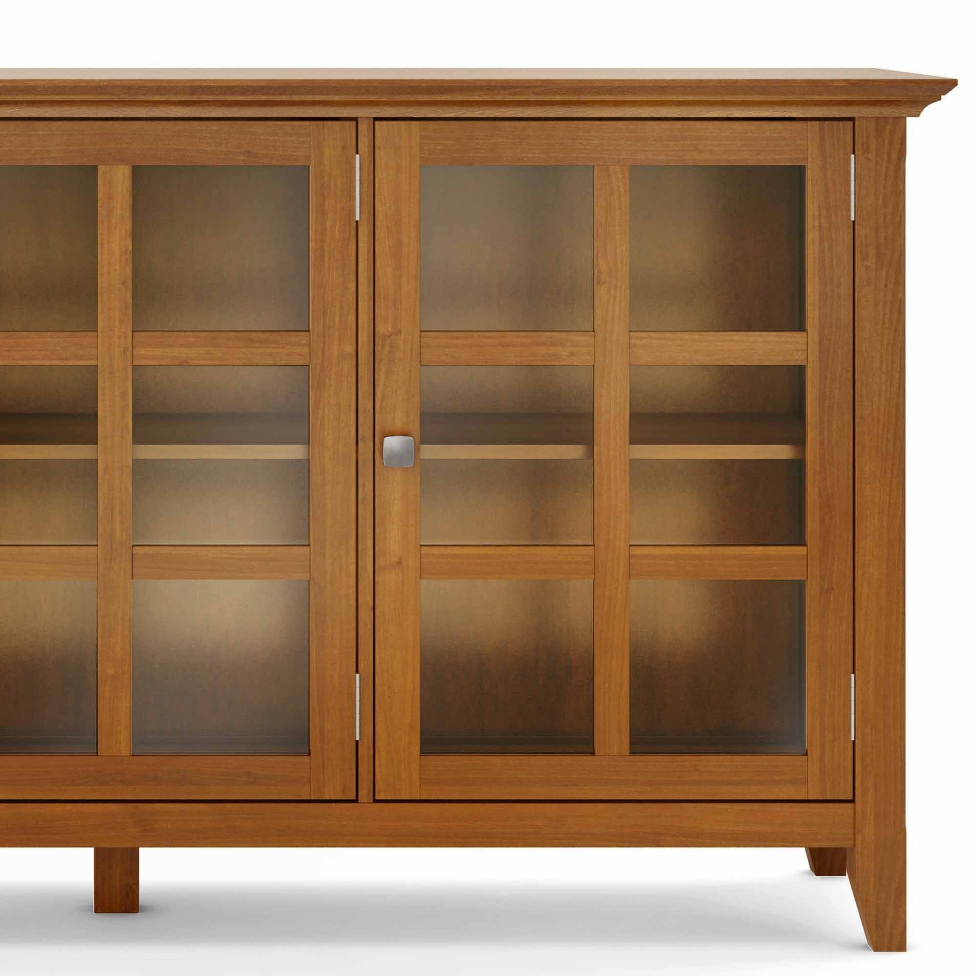 Light Golden Brown | Acadian Wide Storage Cabinet