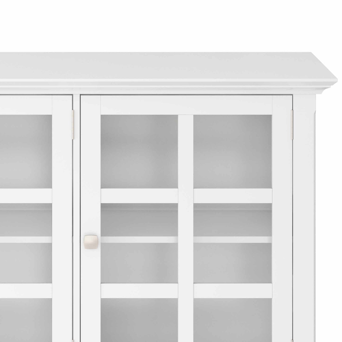 White | Acadian Wide Storage Cabinet