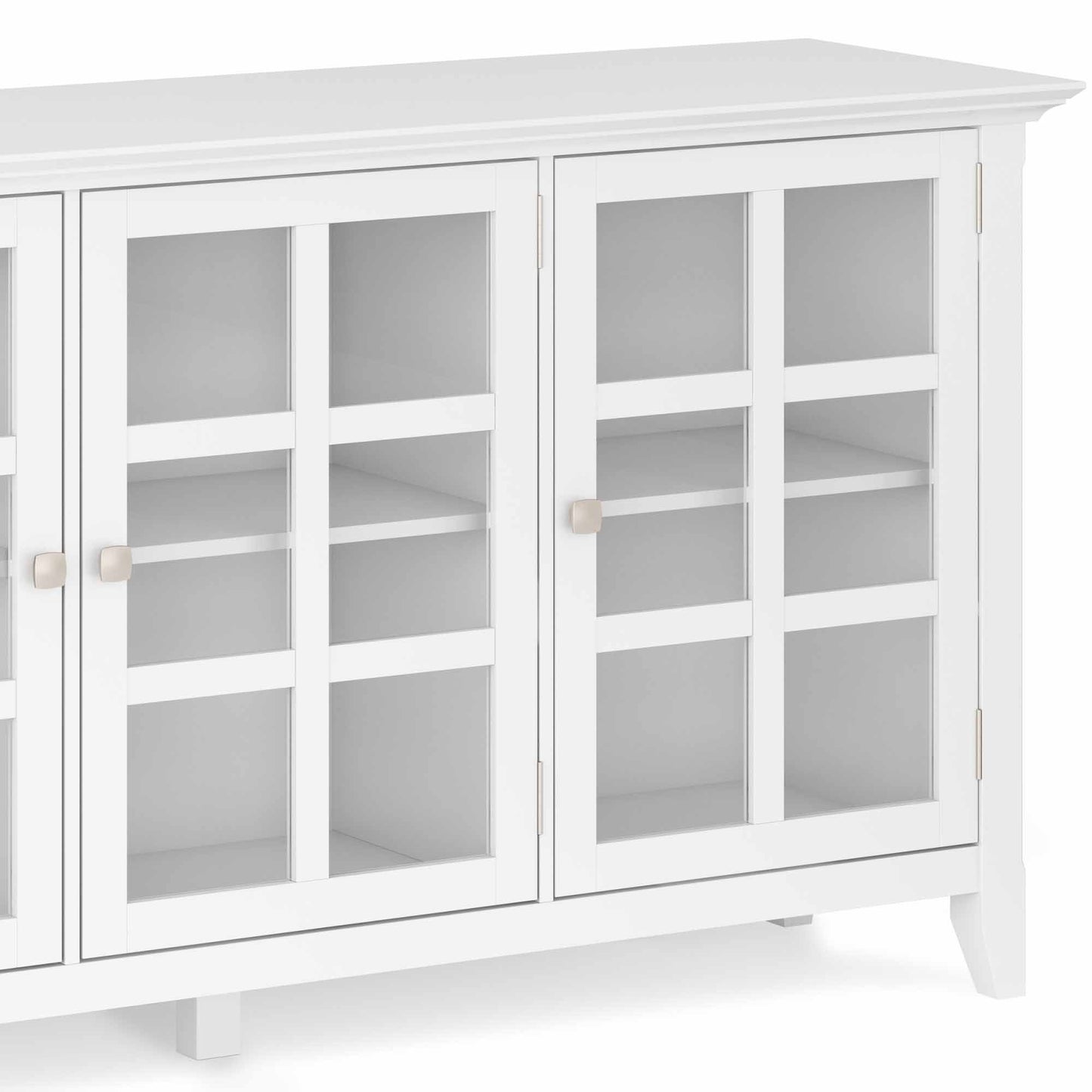 White | Acadian Wide Storage Cabinet