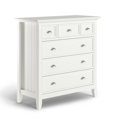 White | Acadian Bedroom Chest of Drawers