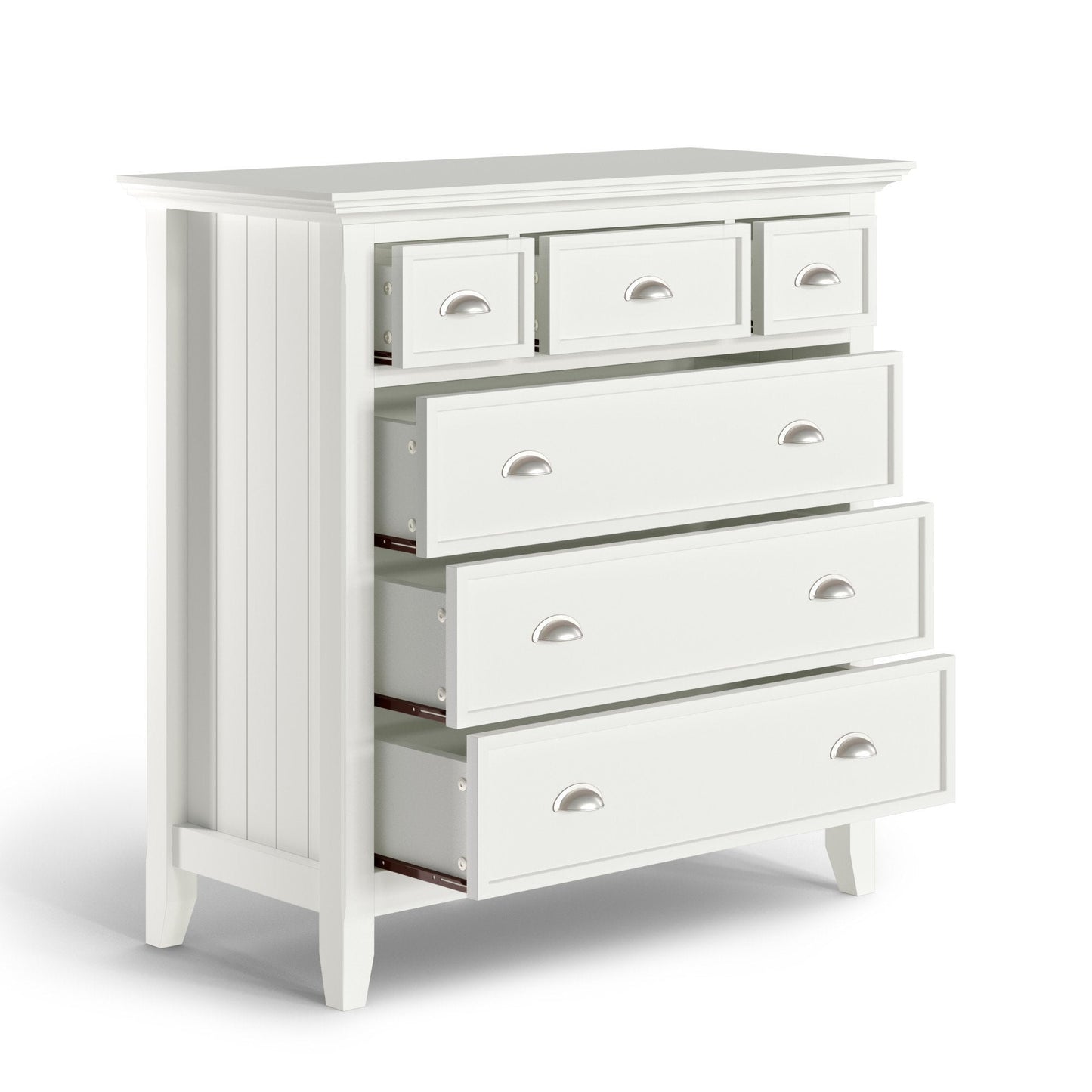 White | Acadian Bedroom Chest of Drawers