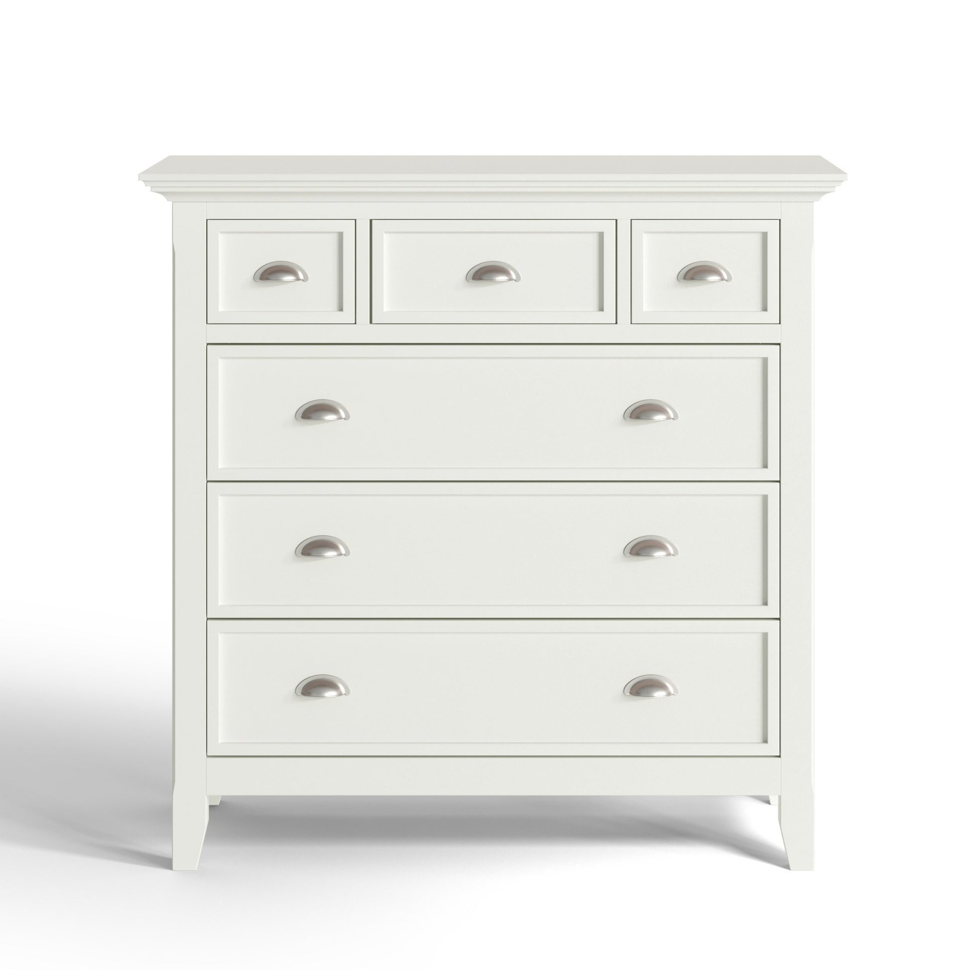 White | Acadian Bedroom Chest of Drawers