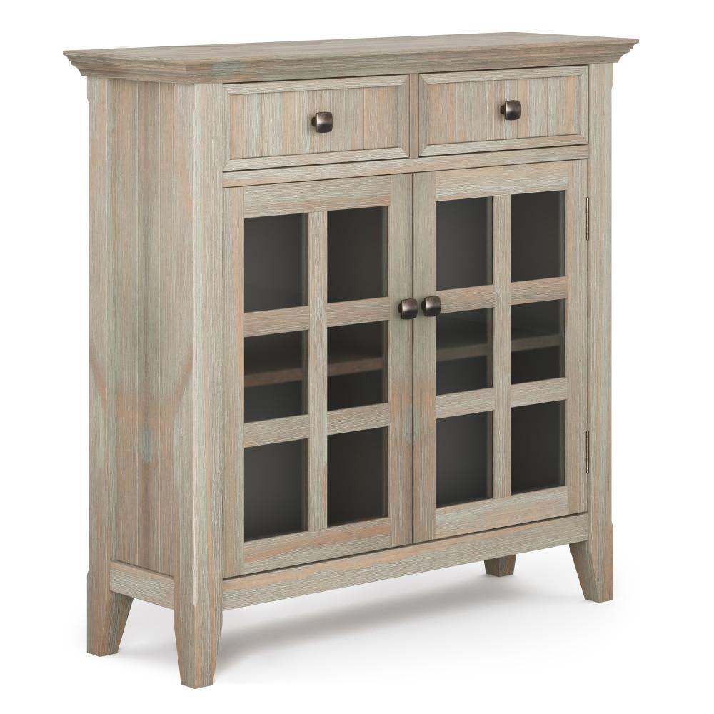 Distressed Grey | Acadian Entryway Storage Cabinet