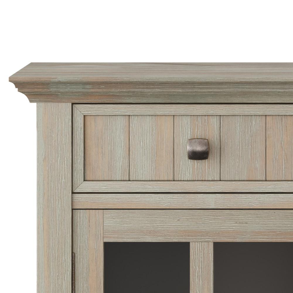 Distressed Grey | Acadian Entryway Storage Cabinet