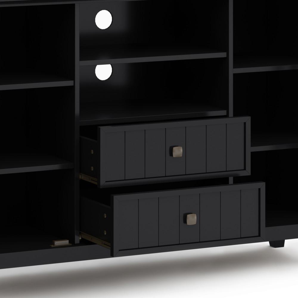 Black | Acadian Tall TV Stand