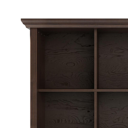 Warm Walnut Brown | Acadian Nine Cube Bookcase & Storage Unit