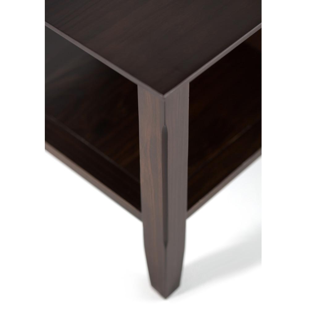 Brunette Brown | Acadian Square Coffee Table