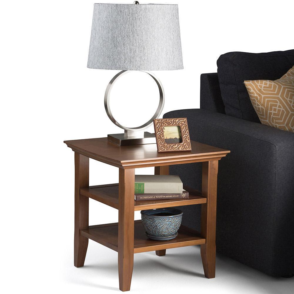 Light Golden Brown | Acadian End Side Table