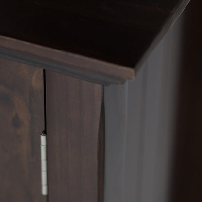 Brunette Brown | Acadian Low Storage Cabinet