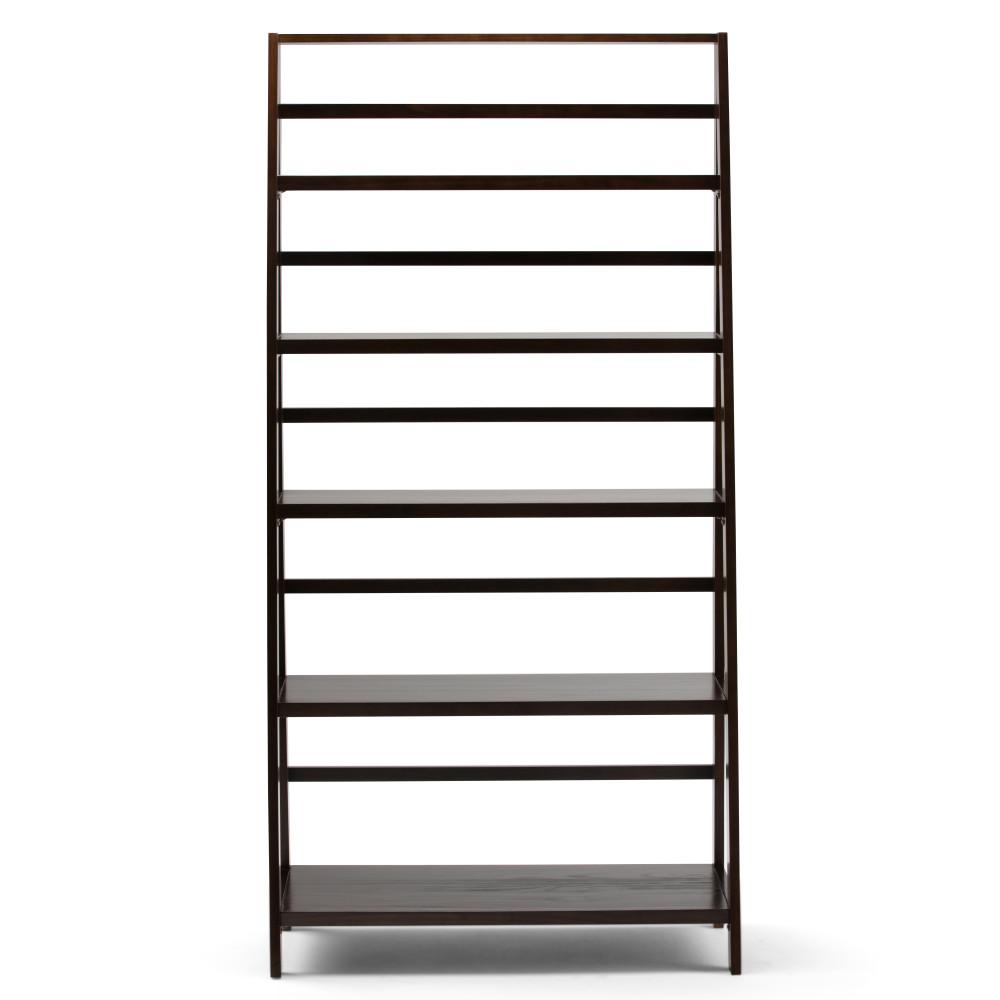 Brunette Brown | Acadian 72 x 36 inch Wide Bookcase