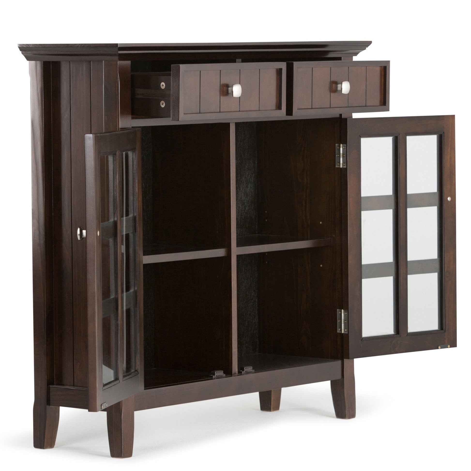 Brunette Brown | Acadian Entryway Storage Cabinet