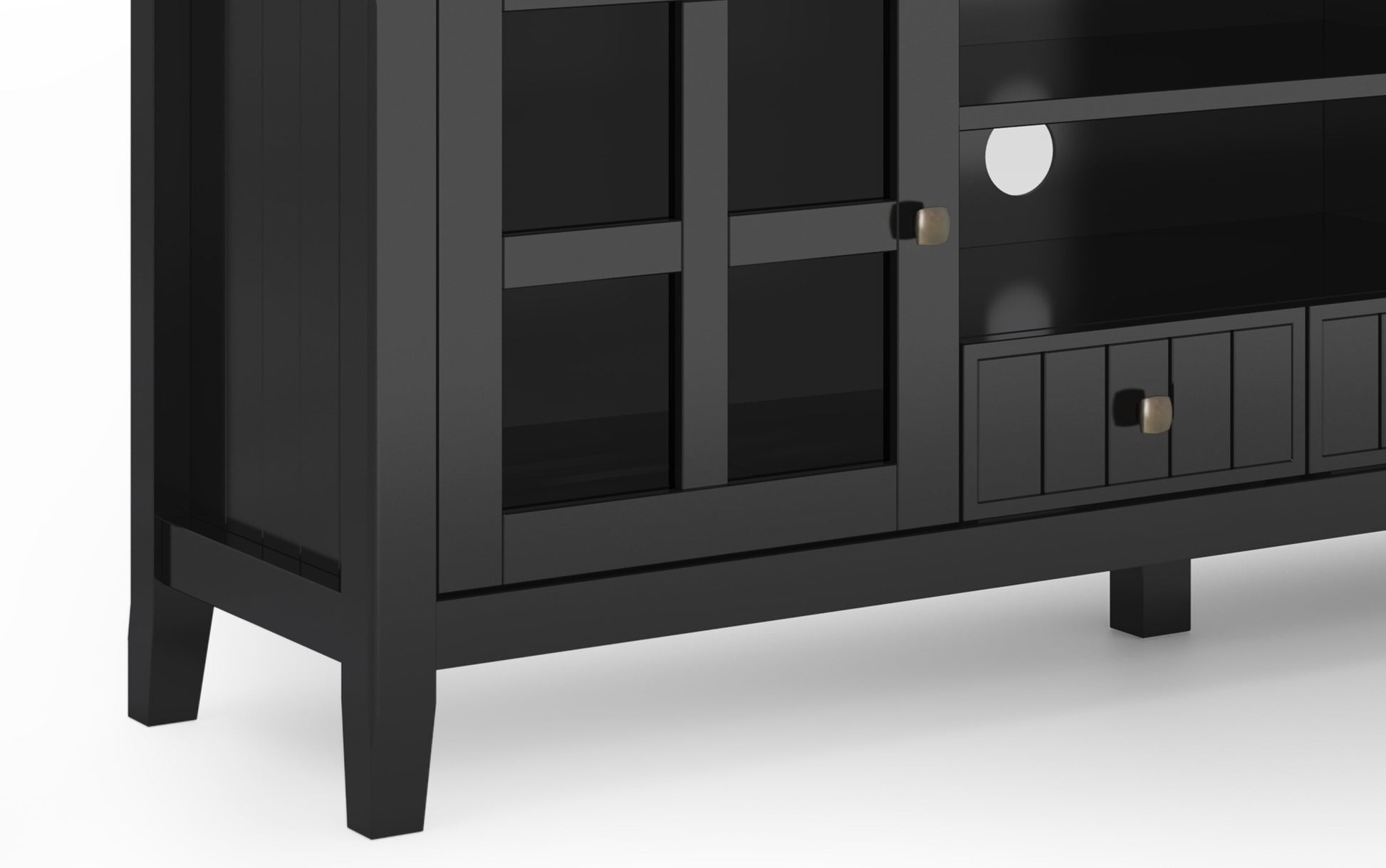 Black | Acadian 60 inch TV Stand