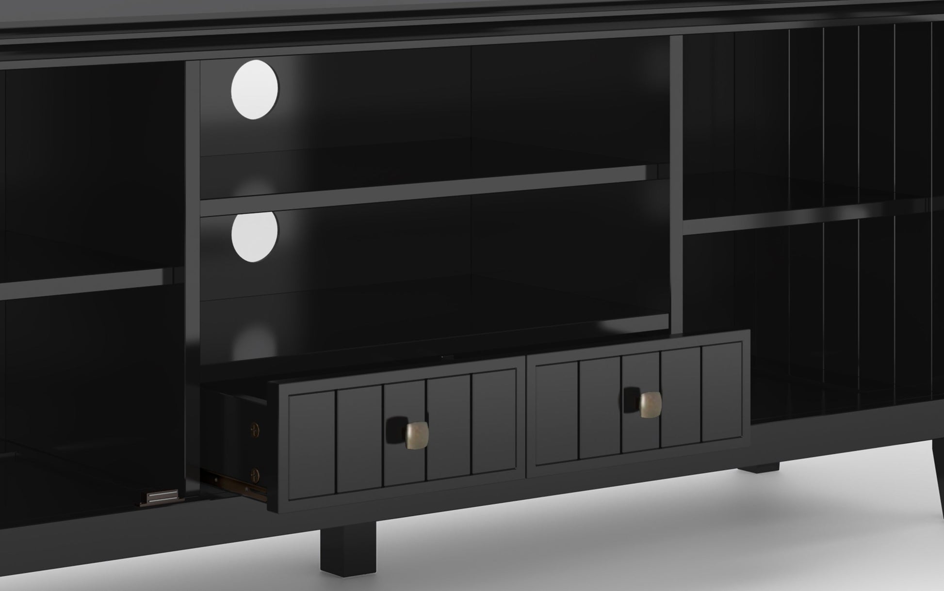 Black | Acadian 60 inch TV Stand