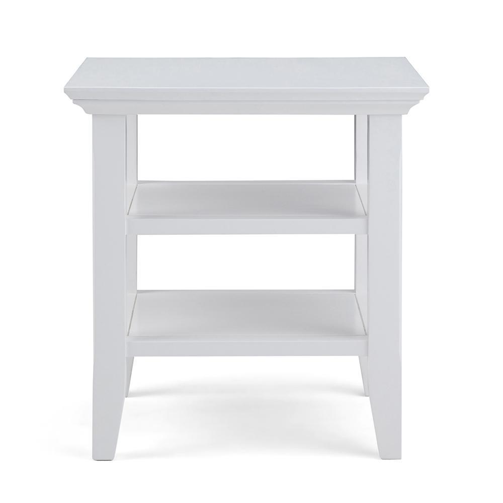 White | Acadian End Side Table