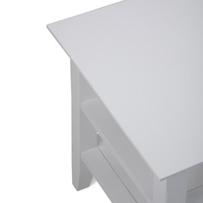 White | Acadian End Side Table