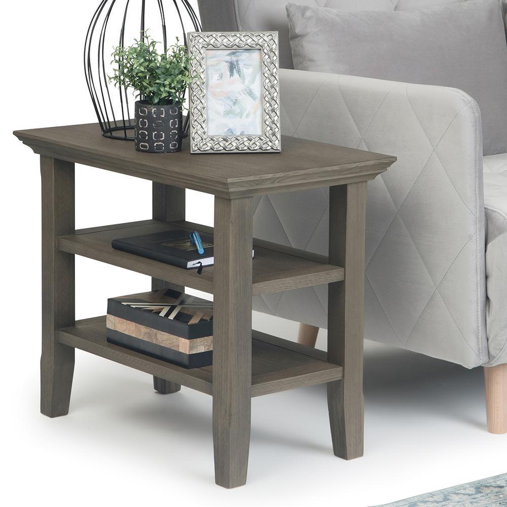 Farmhouse Grey | Acadian Narrow Side Table