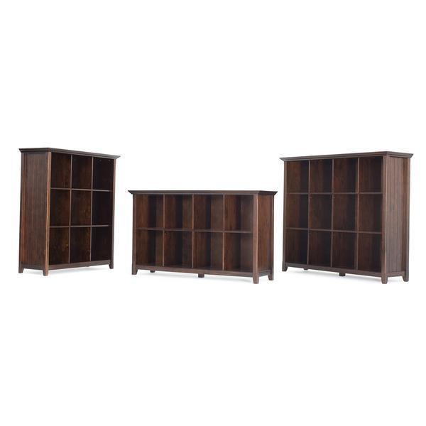 Brunette Brown | Acadian 8 Cube Storage / Sofa Table