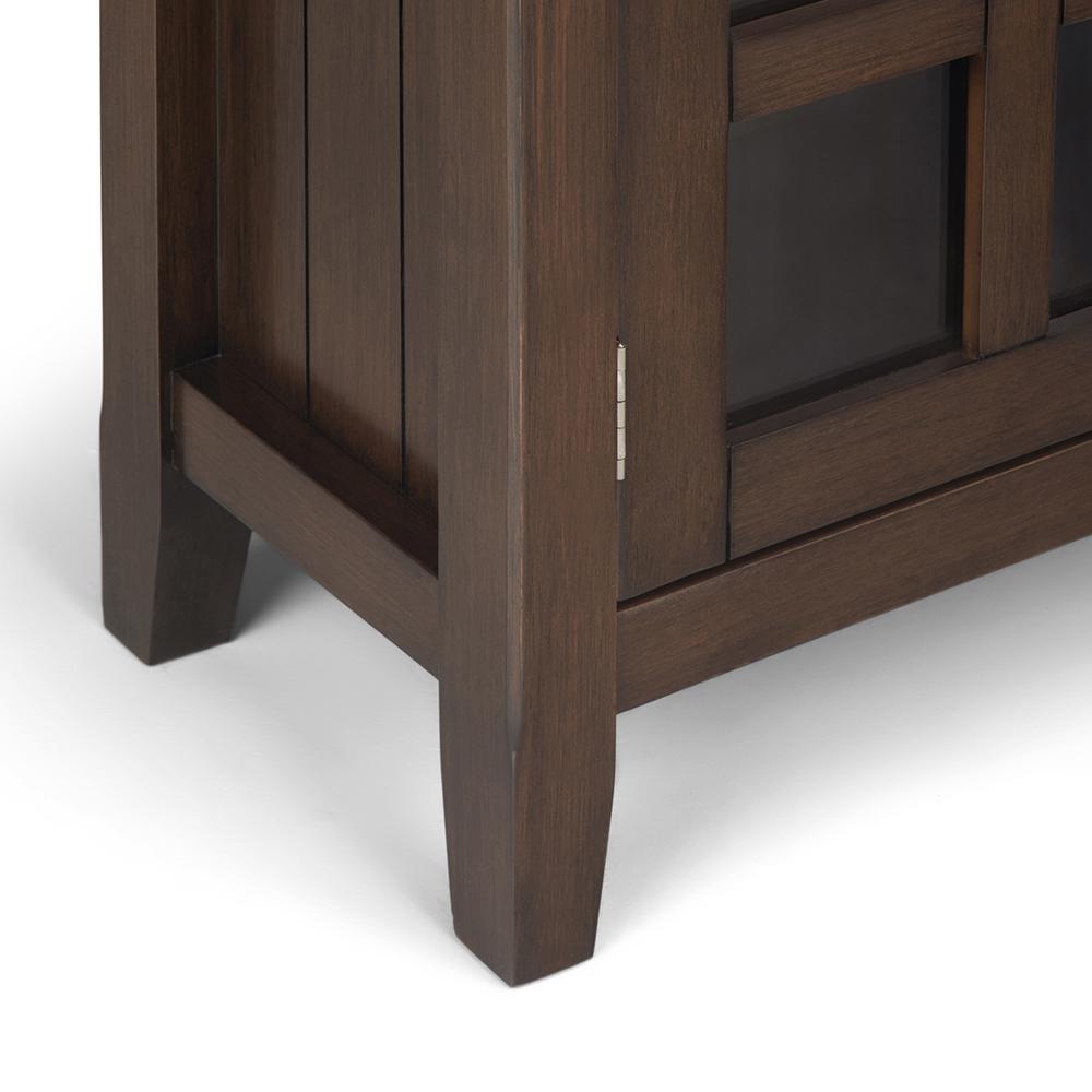 Natural Aged Brown | Acadian Entryway Storage Cabinet