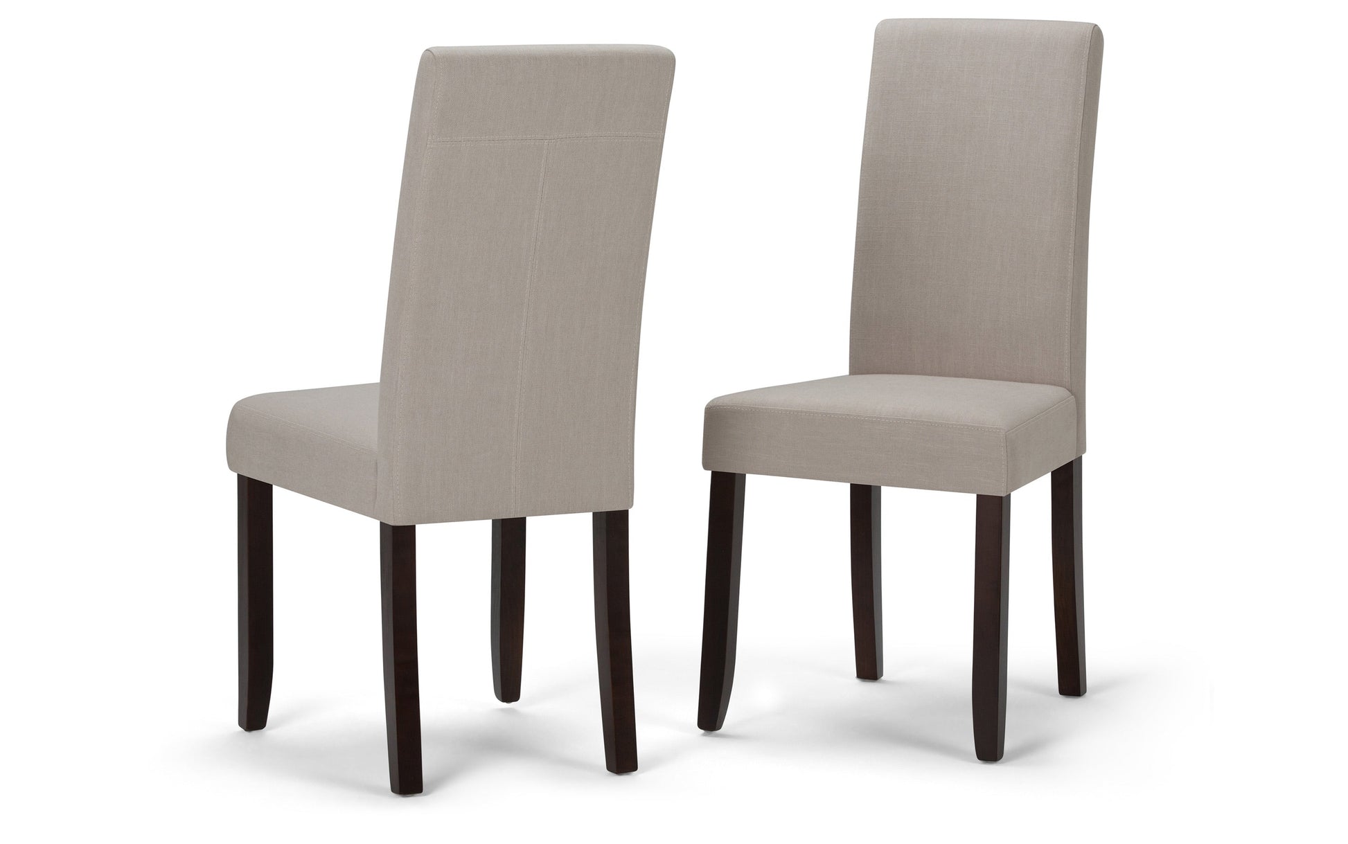 Light Beige Linen Fabric | Acadian 7 Piece Dining Set